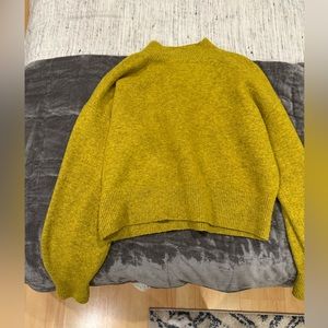 & Other Stories - Mock Neck Sweater - green sweater, good condition, size small
